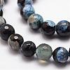 Natural Fire Crackle Agate Bead Strands G-K166-06F-10mm-05-3