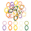 ARRICRAFT 40Pcs 10 Style Resin Linking Rings CRES-AR0001-21-1