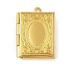 Brass Locket Pendants for Teachers' Day KK-M041-07G-1