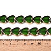 Electroplate Glass Beads Strands EGLA-T021-23D-4