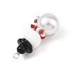 Christmas Handmade Lampwork Pendants PALLOY-JF06024-02-2