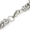 Tarnish Resistant Fashionable 304 Stainless Steel Cuban Link Chain Bracelets LS-STAS-A028-B064P-2