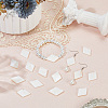 2 Strands Natural Freshwater Shell Beads Strands SHEL-SC0001-82-3