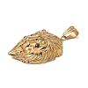304 Stainless Steel Big Pendants STAS-F333-01G-2