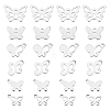 DICOSMETIC 300Pcs 6 Style 201 Stainless Steel Charms STAS-DC0002-12-1
