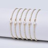 Adjustable Nylon Cord Braided Bead Bracelets X-BJEW-P256-B03-1