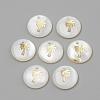 Freshwater Shell Pendants SHEL-Q010-008G-1