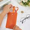 1Pc PU Leather Eyeglass Cases AJEW-CN0004-98A-02-3