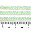 Baking Paint Transparent Glass Beads Strands DGLA-A034-J4MM-D02-4