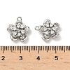 Brass Micro Pave Cubic Zirconia Pendants KK-L260-03G-3