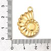 304 Stainless Steel Pendant Cabochon Settings STAS-E545-04A-G-3