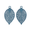430 Stainless Steel Filigree Pendants STAS-S108-01A-2