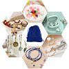 20Pcs Rectangle Velvet Drawstring Pouches TP-BBC0001-03B-03-5