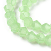 Faceted Bicone Opal Beads Strands LS-EGLA-P017-01A-3