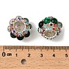 Sparkling Acrylic Rhinestone Round Beads OACR-NH0002-01A-06-3