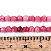 Dyed Natural White Jade Beads Strands G-T139-4mm-60-08-5