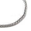 Tarnish Resistant 304 Stainless Steel Wheat Chain Bracelets BJEW-M187-12-G-2