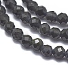 Natural Obsidian Beads Strands G-G792-36B-3