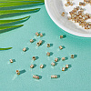 100Pcs Rack Plating Brass Beads KK-GO0001-63-4