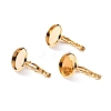 304 Stainless Steel Leverback Earring Settings STAS-F191-03G-16mm-1
