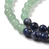 Chakra Natural Red Jasper & Yellow Jade & Green Aventurine & Tiger Eye & Sodalite & Amethyst Beads Strands X-G-NH0002-E02-6mm-5