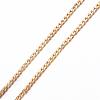 304 Stainless Steel Curb Chain Necklaces NJEW-P147-05G-3