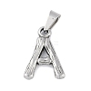 Non-Tarnish 304 Stainless Steel Pendants STAS-F235-01P-A-1