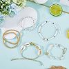 6Pcs Adjustable Waxed Cotton Cord Braided Bead Bracelets and Natural Quartz Crystal Bead Bracelets Sets BJEW-SC0001-53-6