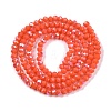 Electroplate Opaque Solid Color Glass Beads Strands LS-EGLA-A044-P2mm-L21-2