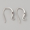 Brass Micro Pave Clear Cubic Zirconia Earring Hooks KK-WH0038-44P-2