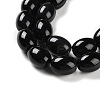 Natural Black Onyx Agate Beads Strands G-NH0019-C05-12-4