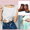 40Pcs 4 Styles Zinc Alloy Shoe Charms HJEW-ME0001-26-4