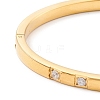 Clear Cubic Zirconia Bangle STAS-P303-02G-2