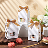 Hollow House Shaped Cardboard Paper Candy Boxes CON-WH0084-82B-4