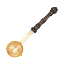 Brass Wax Sticks Melting Spoon AJEW-I043-02G