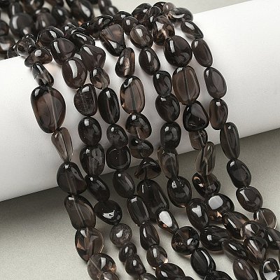 Natural Obsidian Beads Strands G-P497-01A-15-1