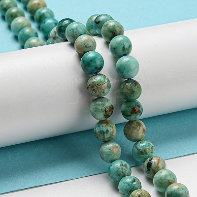 Natural Peruvian Turquoise(Jasper) Beads Strands G-A219-A05-02-1