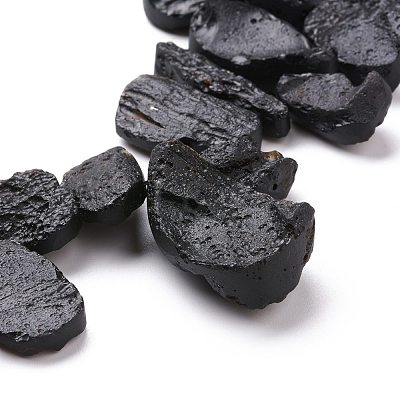 Natural Tektite Beads Strands G-K419-02A-1