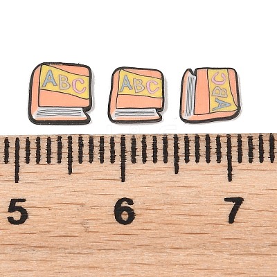 Back to School Handmade Polymer Clay Cabochons CLAY-A007-11B-1