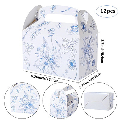 12Pcs Folding Paper Gift Candy Boxes with Die Cut Hole Handle CON-WH20001-18B-1