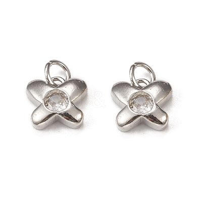 Glass Charms KK-E068-VB219-1