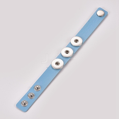 Imitation Leather Cord Bracelets BJEW-WH0009-05E-1