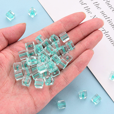 Transparent Acrylic Beads TACR-S154-12A-68-1