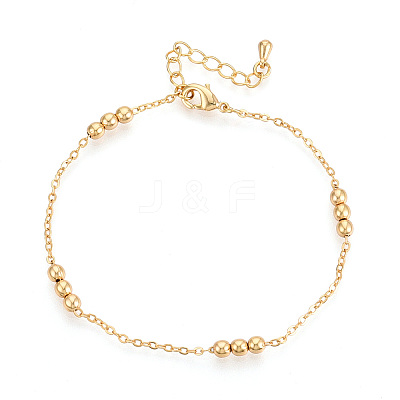 Brass Satellite Chains Bracelets for Women BJEW-N032-08E-G-1