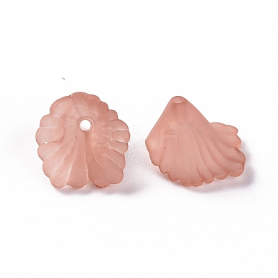 Frosted Acrylic Bead Caps MACR-S371-10A-763-1