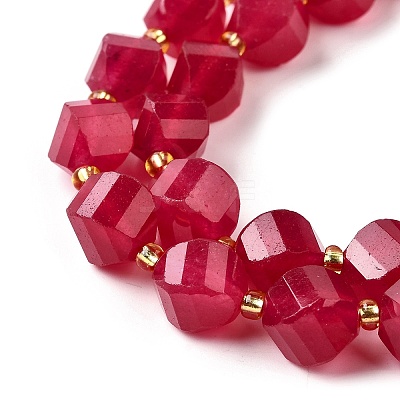 Natural Quartz Dyed Beads Strands G-U023-A02-19-1