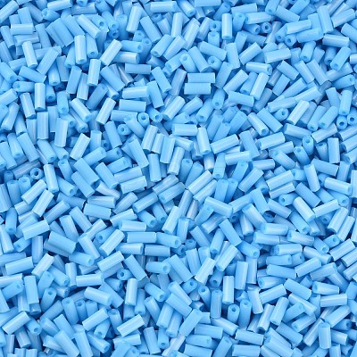Opaque Colours Glass Bugle Beads SEED-N005-001-B05-1