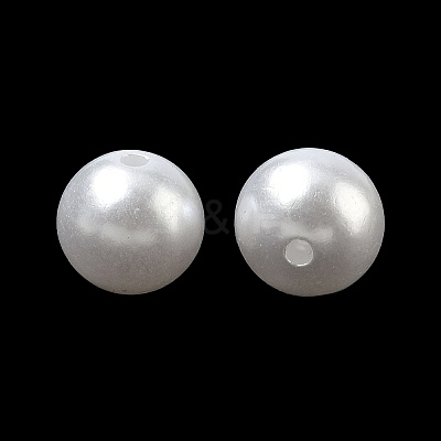 Imitated Pearl Acrylic Beads PACR-12D-1-1