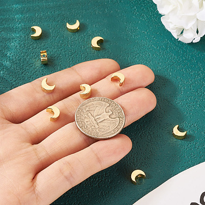 10Pcs Brass Beads KK-TA0001-72G-1