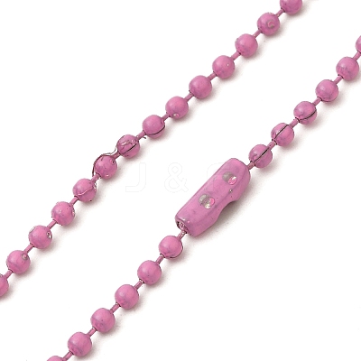Iron Ball Bead Chains CH-E002-2.4mm-Y04A-1